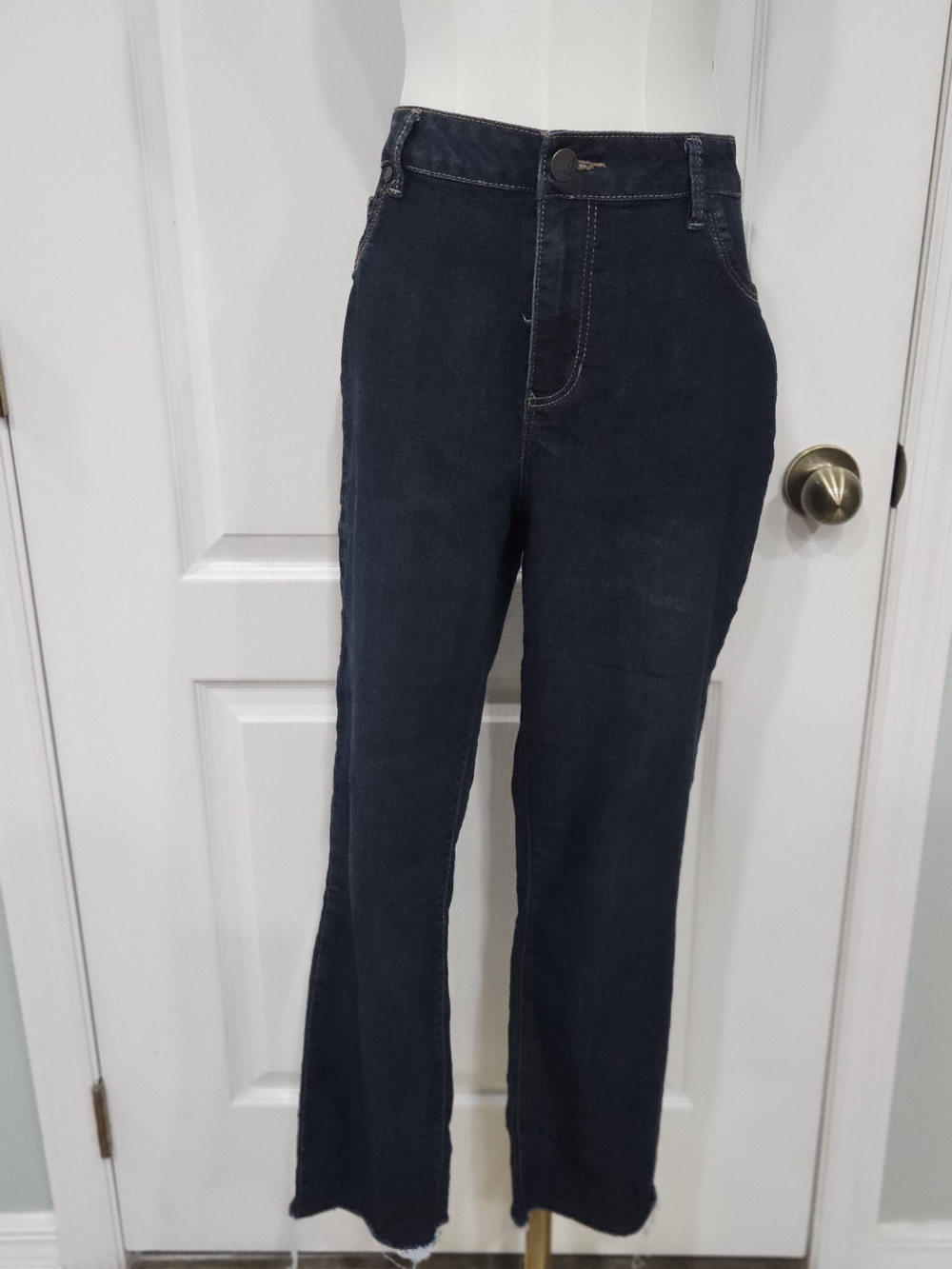 d. jeans Women's Dark Indigo Straight Leg Jeans